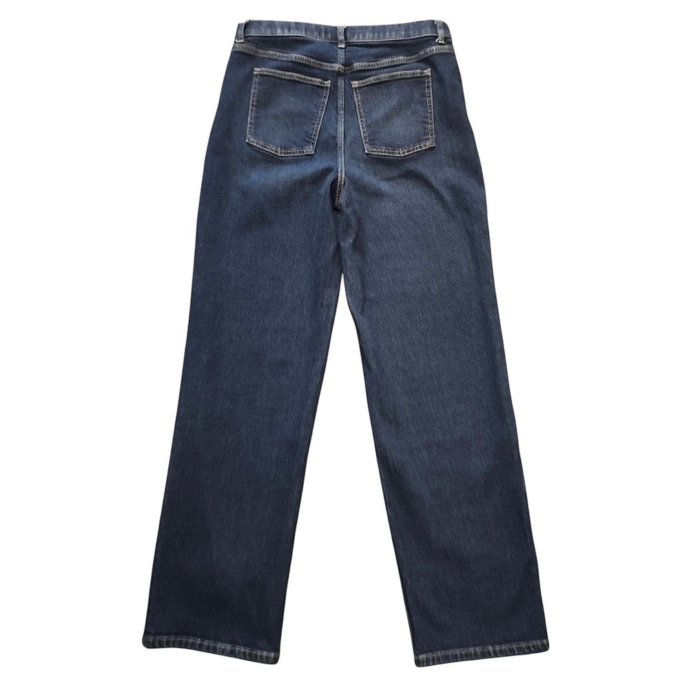 Spanx Mid-Rise 90s Straight Leg Jeans 360 Panel Tummy Control Denim Large Tall - Picture 4 of 7